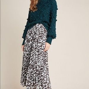 Anthropologie Hindi pleated midi skirt brand Maeve